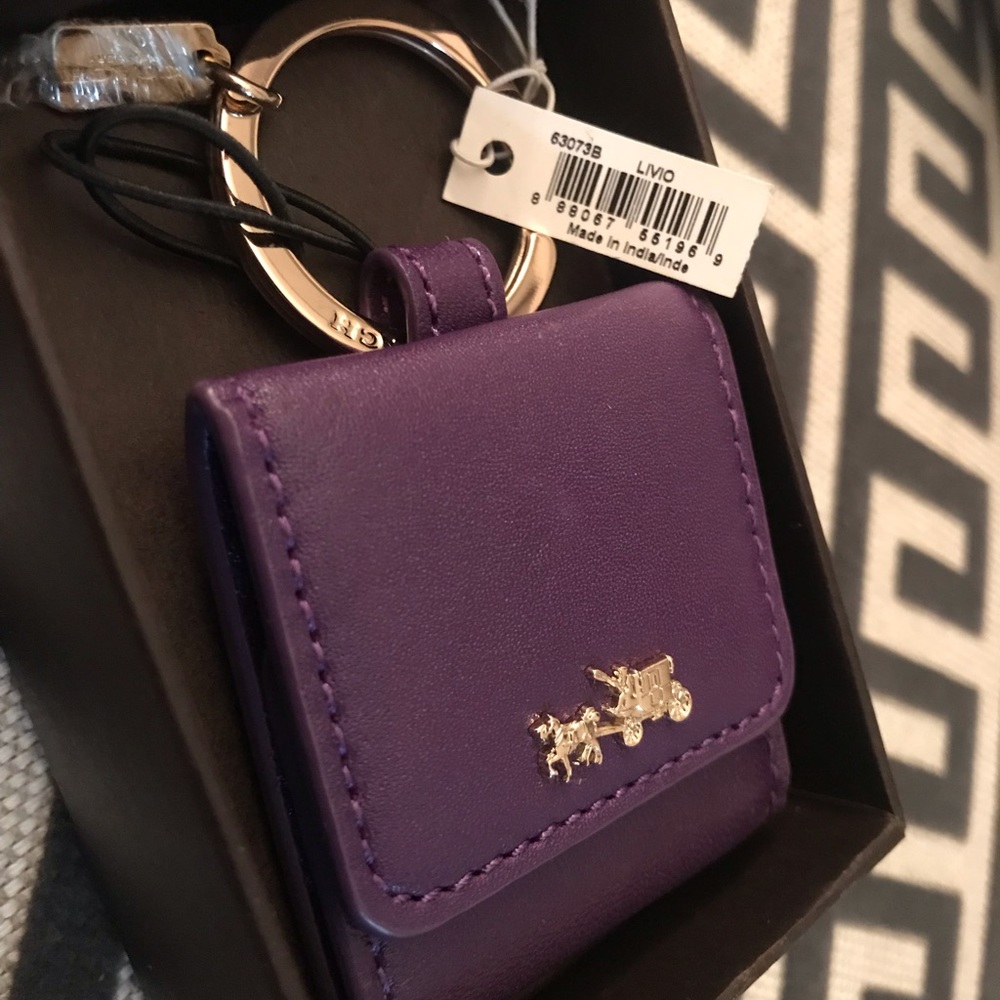Brand New Coach Foldover Picture Frame Keychain